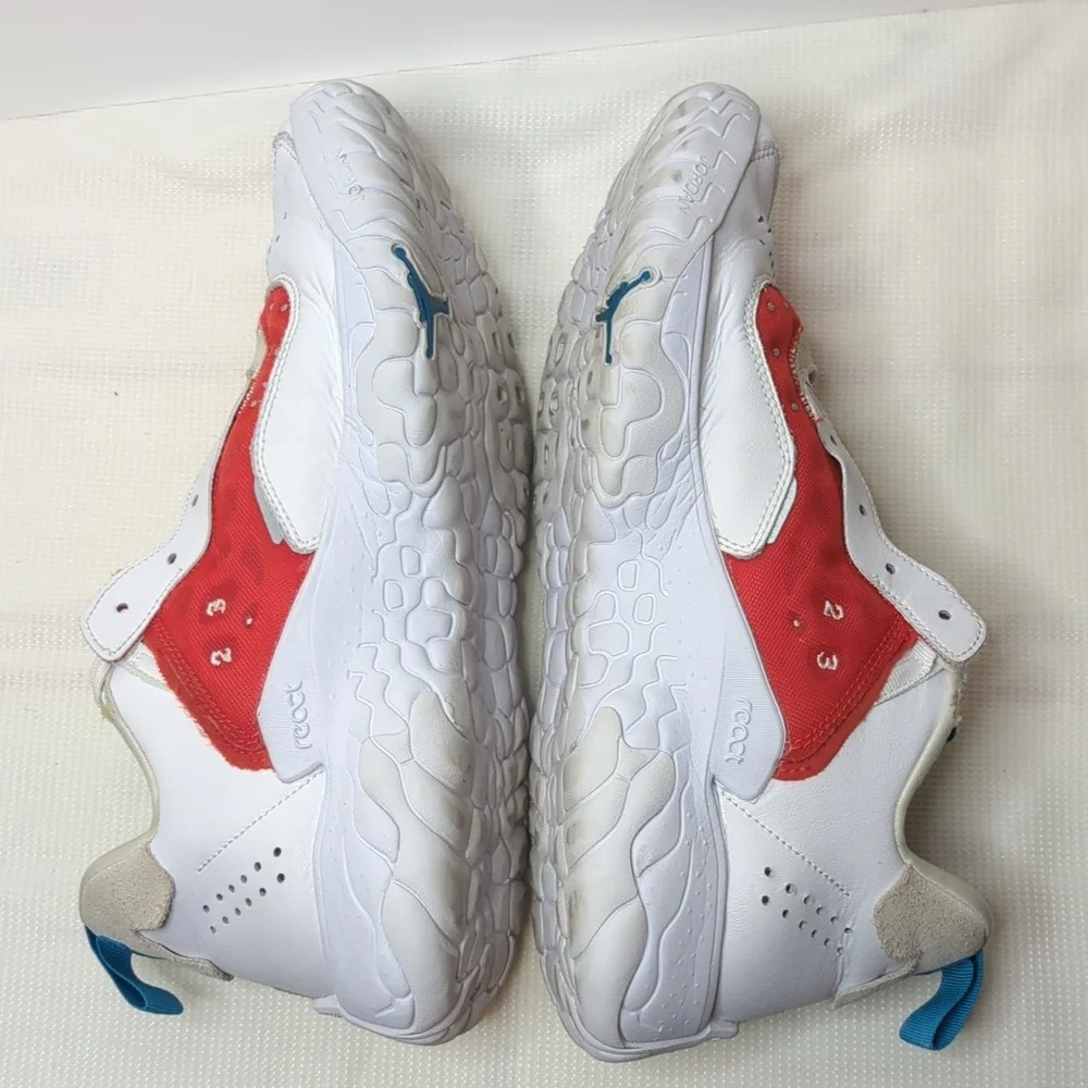 Nike Jordan Delta 2 Chile Red White Sneakers CV8121-600 Men's Size 12.5